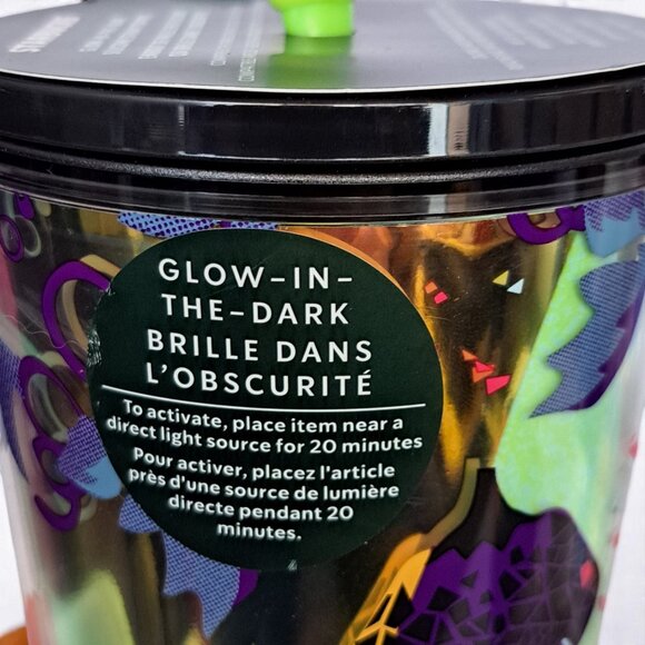 Starbucks Glow In the Dark Venti UFO Silicone Straw Topper Cold Cup Tumbler - Picture 3 of 10